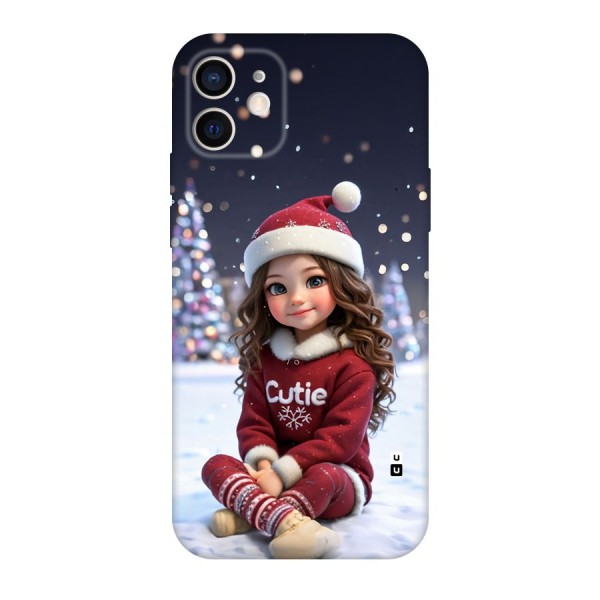 Girl In Snow Back Case for iPhone 12 Pro